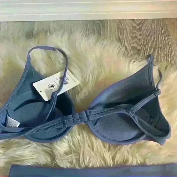 NWT Body Glove storm dusty blue bikini Greta & Marlee high thigh push up swim s - Picture 12 of 16